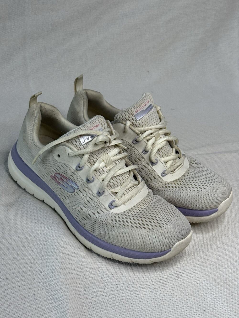Skechers Shoes Women 8.5 Summits Perfect Views Athletic Sneakers Lavender